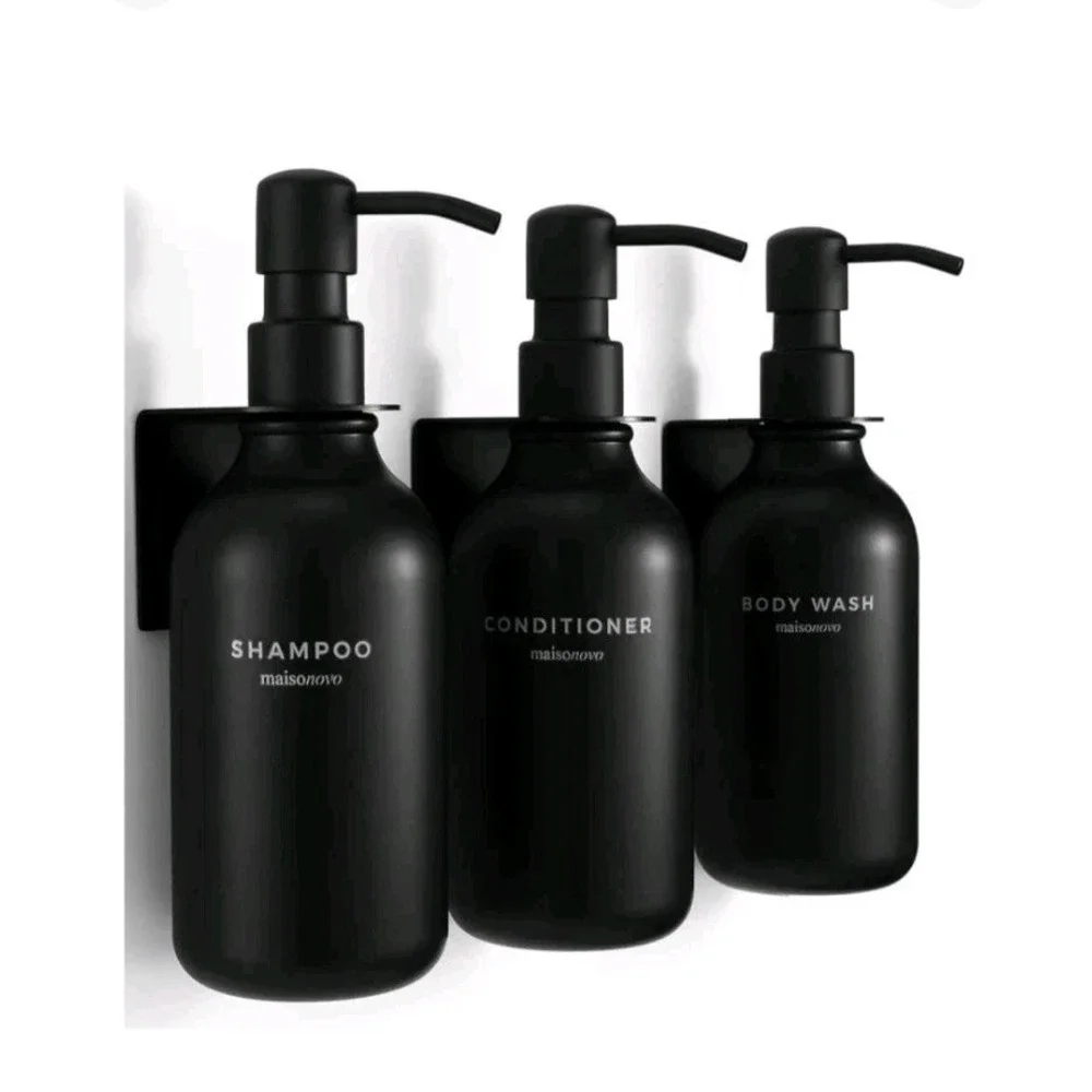 MaisoNovo Shampoo and Conditioner Dispenser - Shower Soap Dispenser Wall Mou...